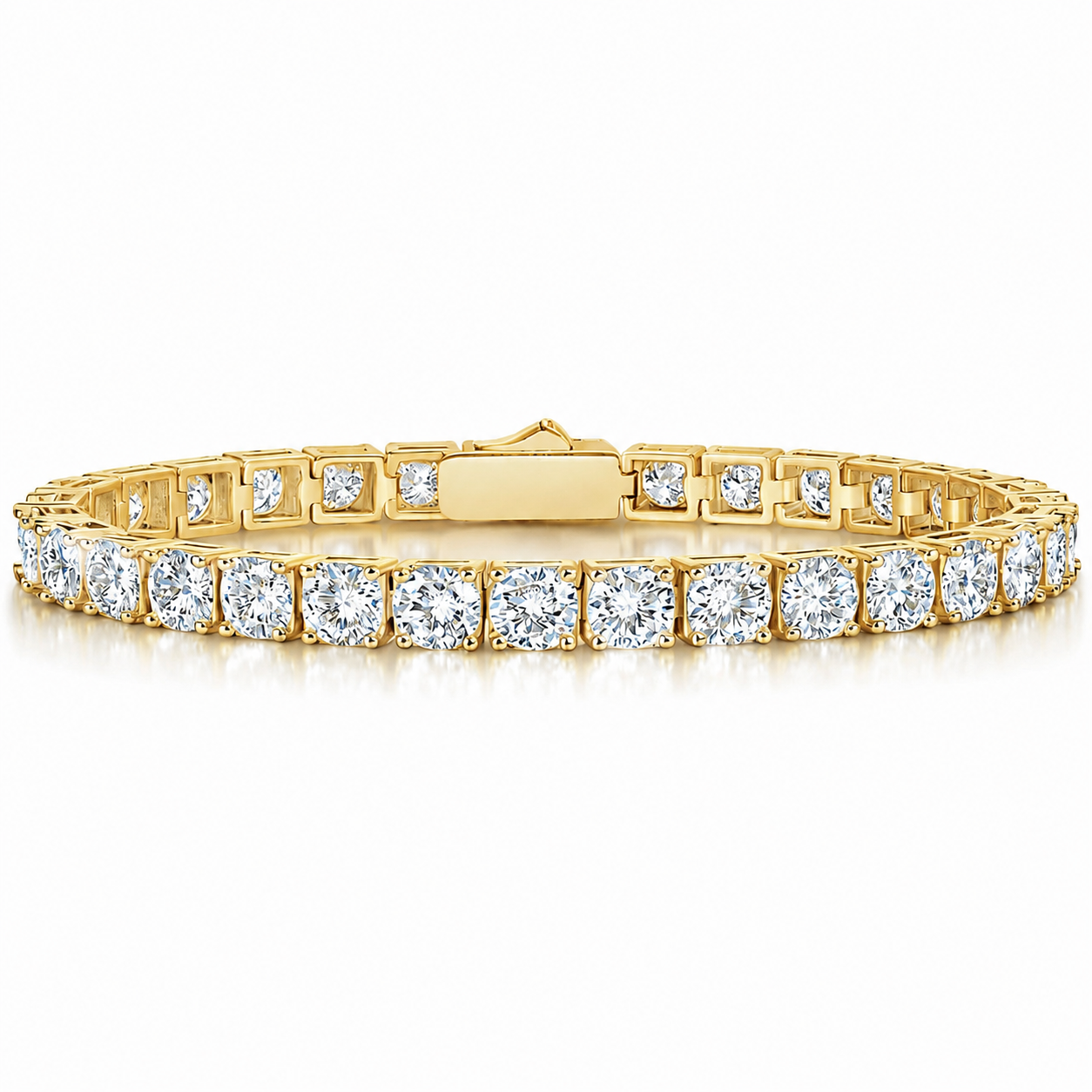 MARGOT TENNIS BRACELET - 14K GOLD – Dreamy London Jewellery